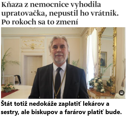 Hm... miesto liečby posledné pomazanie